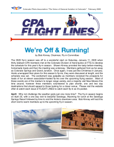 Flight Lines — February 2020