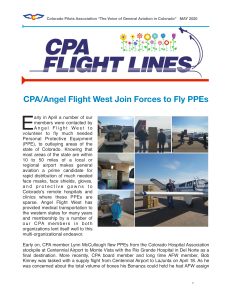 Flight Lines — May 2020