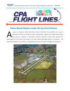 Flight Lines — June 2020