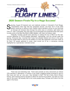 Flight Lines — September 2020