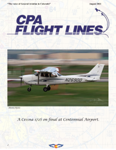 Flight Lines — August 2021