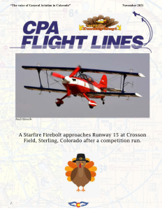 Flight Lines — November 2021