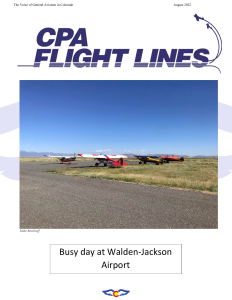 Flight Lines — August 2022