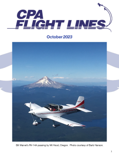 Flight Lines — October 2023