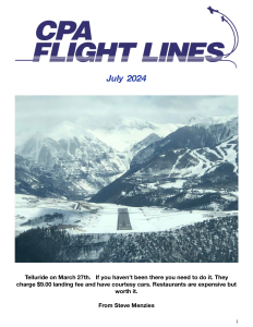 Flight Lines — July 2024