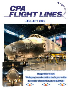 Flight Lines — January 2025