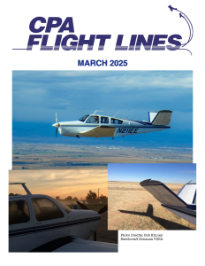 Flight Lines — March 2025