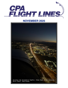 Flight Lines — November 2025