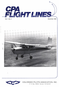 Flight Lines — December 1984