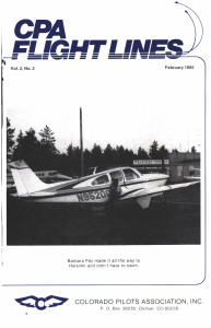 Flight Lines — February 1985