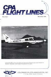 Flight Lines — March/April 1985