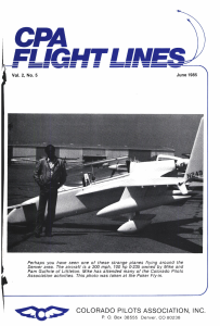 Flight Lines — June/April 1985