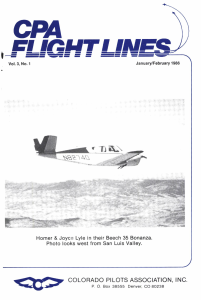 Flight Lines — January/February 1986