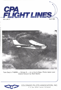 Flight Lines — April/February 1986