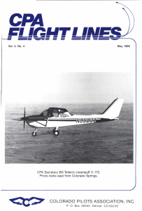 Flight Lines — May/February 1986