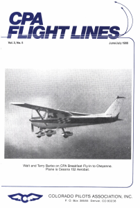 Flight Lines — June/July 1986