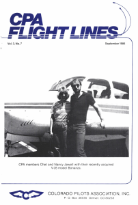 Flight Lines — September/September 1986