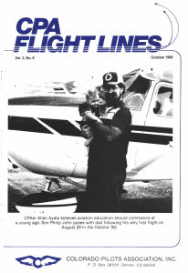 Flight Lines — October/September 1986