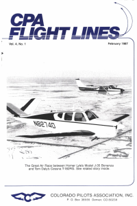 Flight Lines — February/September 1987