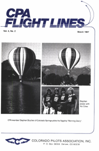 Flight Lines — March/September 1987