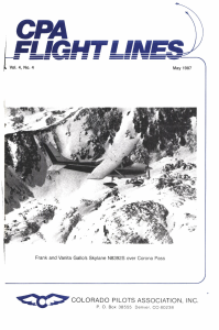 Flight Lines — May/September 1987