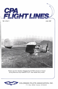 Flight Lines — June/September 1987