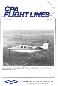 Flight Lines — July/September 1987