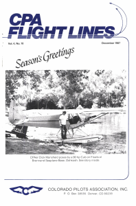 Flight Lines — December/September 1987