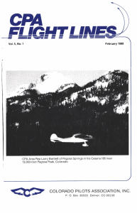 Flight Lines — February/September 1988