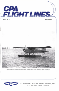 Flight Lines — March/September 1988