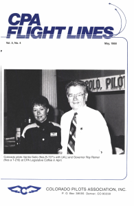 Flight Lines — May/September 1988