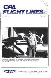 Flight Lines — July/September 1988
