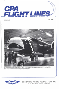 Flight Lines — June/September 1989