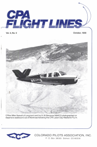 Flight Lines — October/September 1989