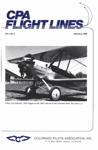 Flight Lines — February/September 1990