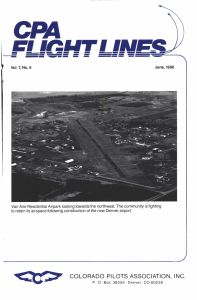 Flight Lines — June/September 1990