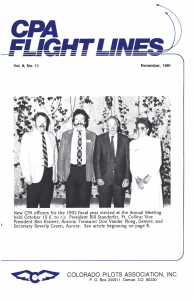 Flight Lines — November 1991