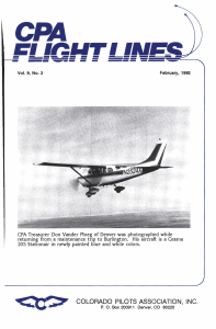 Flight Lines — February/September 1992