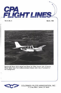 Flight Lines — March/September 1992