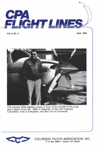 Flight Lines — April/September 1992