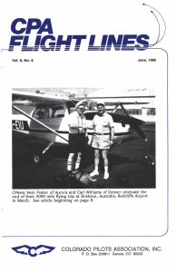 Flight Lines — June/September 1992