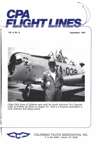 Flight Lines — September/September 1992