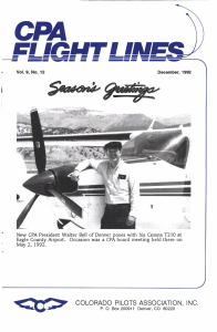 Flight Lines — December/September 1992