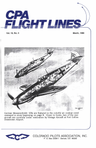 Flight Lines — March/September 1993