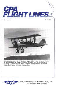 Flight Lines — May/September 1993