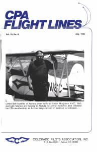 Flight Lines — July/September 1993