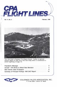 Flight Lines — February/September 1994