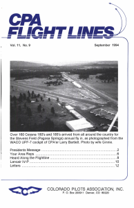 Flight Lines — September/September 1994