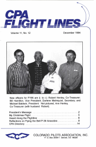 Flight Lines — December/September 1994