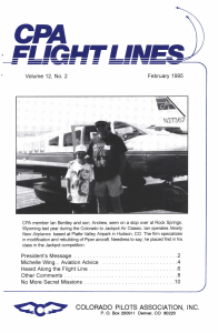 Flight Lines — February/September 1995